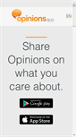 Mobile Screenshot of opinionsapp.com